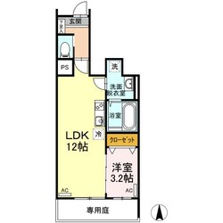 GrandAlle（グランエール）（D)の物件間取画像